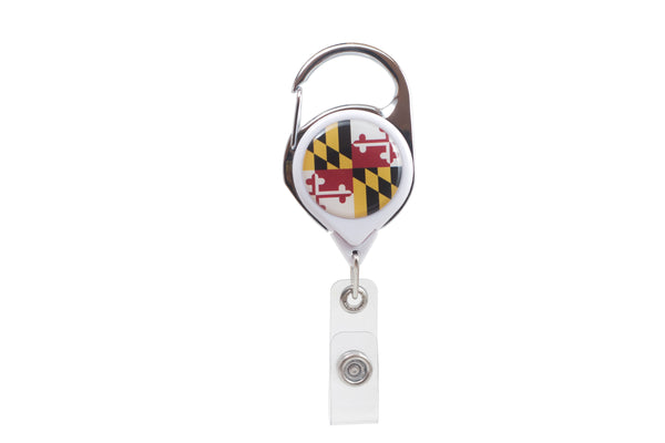 Scrubza®-Maryland Retratractable Carabiner Badge Holder